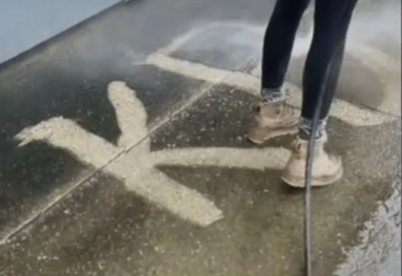 Pressure washing as surface preparation